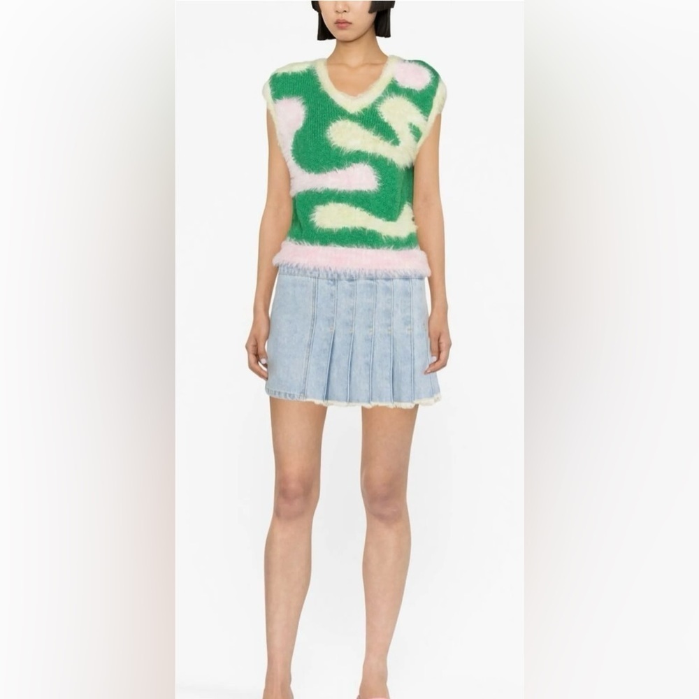 Andersson Bell pleated wrap denim skirt. Size 27. Excellent condition! - Picture 3 of 7